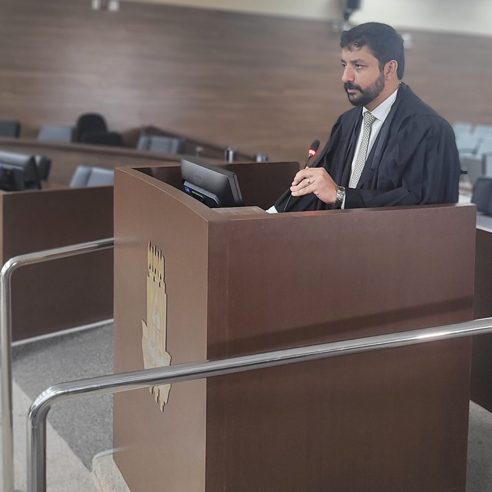 Dr. João Dantas Ribeiro em sustentação oral no Poder Judiciário Baiano